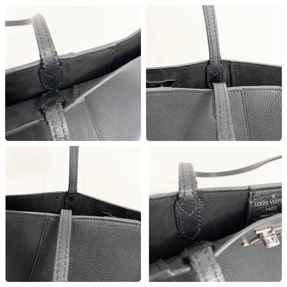 Louis Vuitton Lock Me Cabas Tote in Noir - Picture 6 of 9